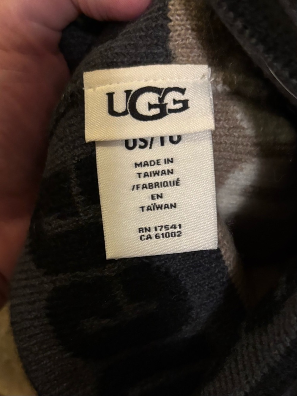 NWT UGG Graphic Logo Wool Blend Beanie OS - Picture 3 of 6